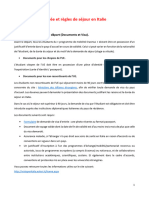 Aggiornato Richiesta Del Permesso Di Soggiorno in Italia Francese