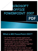 Microsoft Office Power Point 2007