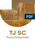 Prova Comentada - TJ-SC