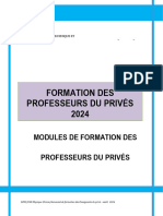 Physique-Chimie - Module de Formation 2024