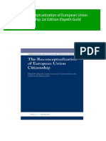 (FREE PDF Sample) The Reconceptualization of European Union Citizenship 1st Edition Elspeth Guild Ebooks