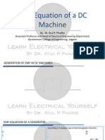 EMF Equation of DC Machine