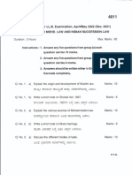 Family Law - II Mohd. Law and Indian Succession Law April, May 2022 (Dec.2021)