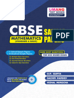 Maths Sample Paper For X (UTS-20 by O.P. GUPTA)