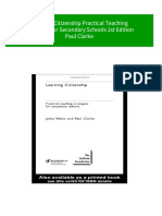 2776immediate Download Learning Citizenship Practical Teaching Strategies For Secondary Schools 1st Edition Paul Clarke Ebooks 2024