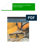 Basics of Occupational Safety The 3rd Edition David L. Goetsch Download PDF