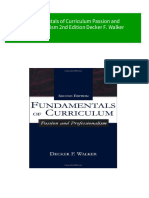 Full Download Fundamentals of Curriculum Passion and Professionalism 2nd Edition Decker F. Walker PDF