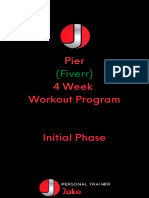 Pier (Fiverr) 4 Week Workout Program - Phase 1 (V2)