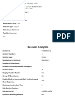 Business Analytics