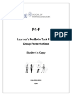 p4-f 2024-2025 Learner's Portfolio Task Pack - Student's