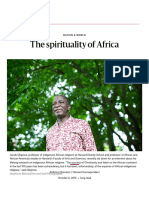 The Spirituality of Africa - Harvard Gazett