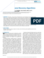 A Review of Sparse Recovery Algorithms