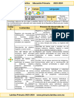 2do Grado Octubre - 06 Reconozco y Represento Un Estado de Mi Pa Â ¡S (2023-2024)