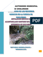 Informe Hidrologico Ciudad Chulumani - Aguas Residuales