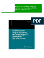 PDF Levy Processes Integral Equations Statistical Physics Connections and Interactions 2012th Edition Lev A. Sakhnovich Download