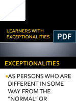 Learners With Exceptionalities