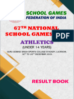 Result Book - Sgfi National U14