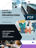 CLASE 2 - Clima y Cultura Organizacional