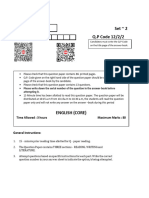 English Practise Paper