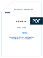 Rapport de Stage