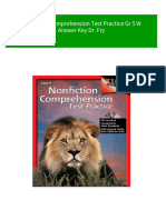 Instant Download Nonfiction Comprehension Test Practice GR 5 W Answer Key Dr. Fry PDF All Chapter