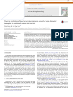 桩柱Physical modelling of local scour at twin piles under combined waves and current