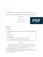 Stability For F Harmonic Map With Two Form and Pot