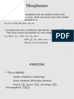 Lecture13 Morphology