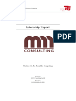 Praktikumsbericht MMM Consulting GMBH