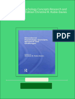 (Ebooks PDF) Download Educational Psychology Concepts Research and Challenges 1st Edition Christine M. Rubie-Davies Full Chapters