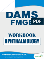 FMGE Ophtahalmology WORKBOOK 2024 by Dr. Manish