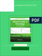 Clinical Trials in Oncology 3rd Ed Edition Green All Chapter Instant Download