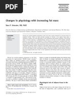 Changes in Physiology With Increasing Fat Mass