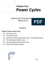 Chapter 4 Vapor Power Cycles