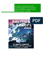 Where Can Buy Politics in Europe An Introduction To The Politics of The United Kingdom France Germany Italy Sweden Russia and The European Union 3rd Edition David P. Conradt Ebook With Cheap Price