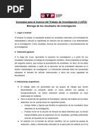 S10 - s01 AVANCEDETRABAJODEINVESTIGACION2 - INDICACIONES - 24C1M - Docx - Docx