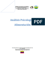 Análisis Psicología y Alimentación