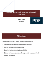 Unit I - Part C-Pharmacokinetics Pharmacodynamics