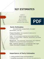 Early Estimates