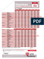 Fiche Horaire Cars Régionaux Bordeaux La Brede