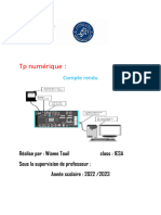 TP Numérique - Docx Compte Rendue