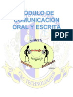 Modulo de Comunicacion Oral y Escrita