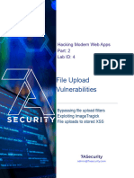 Lab 4 - File Upload Vulnerabilities Hide01.ir