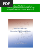 Get Proceedings of The SUNY Institute of Technology Conference On Theoretical High Energy Physics June 6 2002 M. R. Ahmady Free All Chapters