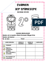 Examen 2do Primer Trimestre