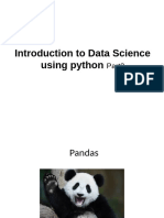 Introduction To Data Science Using Python Part2