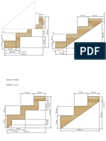 Planos Maqueta 1:4 Escalera en Ele