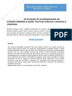 Submetido - SAÚDE DO IDOSO EM SITUAÇÃO DE VULNERABILIDADE NA ATENÇÃO PRIMÁRIA À SAÚDE - POLÍTICAS PÚBLICAS E DESAFIOS À CIDADANIA - 1