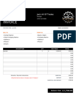 Minimal Invoice Template Gray Excel