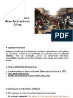 Aula 10 - Neocolonização e Descolonização Na África